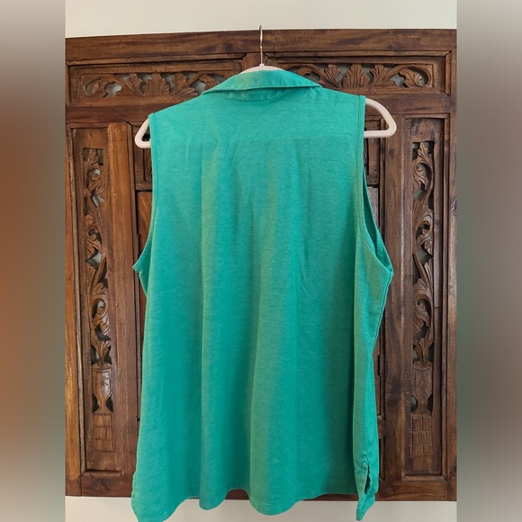 Land’s End Women’s golf shirt, Johnny collar - Picture 2 of 4